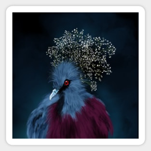 Victorian Crowned Pigeon Sticker